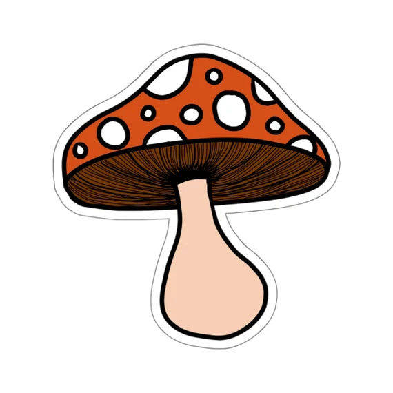 Mushroom Brownie Earring